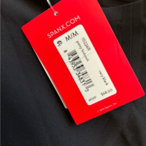 NWT Spanx Thinstincts Panty Bodysuit Very Black M - Picture 4 of 12